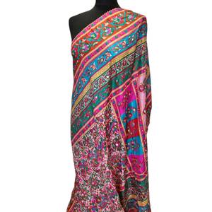 6. Fashion <b>scarves</b>, <b>shawls</b> & hijab <b>Traditional</b> Women <b>Shawl</b> Hand Embroidered Custom Design Mirror Work Festive Wear By AM IMPEX S - Product Image 1