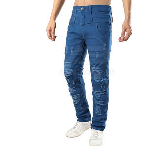 Pantalones de Hombre Oversize de Alta Calidad Estilo Streetwear con Efecto Desgastado, Ropa de Moda al por Mayor - Product Image 3