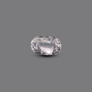 Loose Cubic Zirconia Gemstone 4.75 Carat-White 4x6mm for Fine Jewelry - Product Image 1