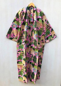 Robe de plage faite à la main, peignoir de demoiselle d'honneur, kimono en coton, robe indienne - Product Image 3