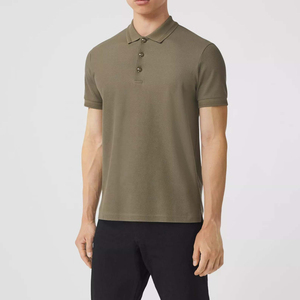 Polo Homme Grande Taille en Tissu Coton Bambou de Haute Qualité, Nouveauté 2025, Style Européen et Américain, Vente en Gros - Product Image 1