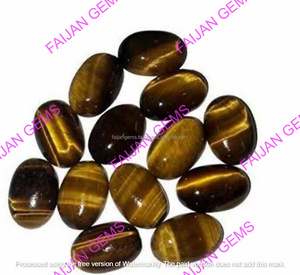 Pierre précieuse naturelle de qualité AAA+ Œil de tigre cabochon, couleur changeante, certifiée, prix de gros, toutes formes, FAIJAN GEMS Bijoux - Product Image 4