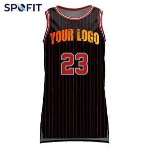 เสื้อบาสเก็ตบอลแบบใหม่มาแรง ลายพิมพ์ซับลิเมชั่น ดีไซน์ลายทาง ระบายเหงื่อได้ดี สำหรับผู้ใหญ่ทุกเพศทุกวัย - Product Image 1
