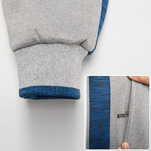 Survêtement de sport respirant en polaire 2-en-1, design personnalisable, en polyester de haute qualité, pour l'hiver 2026, impression sérigraphique, vente en gros - Product Image 3