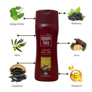 Shampooing Nourrissant Anti-Pelliculaire Traditionnel aux Herbes en Gros, Ingrédients Naturels, Nettoyage Doux, Formule 2-EN-1, Unisexe, pour Cheveux Normaux - Product Image 3