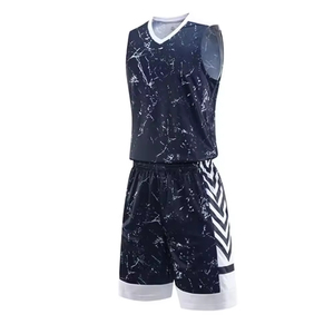 Uniformes de basket-ball pour hommes à la mode, design personnalisé, respirants et confortables, entièrement personnalisables - Product Image 2