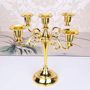 Porte-bougie en aluminium moderne et unique, élégant centre de table pour mariages, événements, fêtes, décoration de la maison, hôtels, au prix le plus bas - Product Image 6