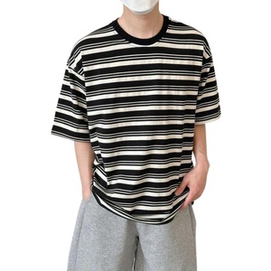Camiseta Formal Personalizable para Hombre, 100% Algodón Peinado, 180 GSM, Sostenible, de Gran Gramaje, Oversize, Antipilling, Hombro Caído - Product Image 4