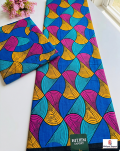 High Quality Lightweight African Wax Print Cotton Twill <b>Fabric</b> Ankara Dress Material Outdoor OEM ODM Custom <b>Fabric</b> Manufacturer - Product Image 5