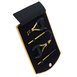 Professional Stainless Steel Hair Extension <b>Pliers</b> Kit Durable Salon Grade Hair Extension Tool <b>Set</b> for Micro Rings Beads - Product Image 3