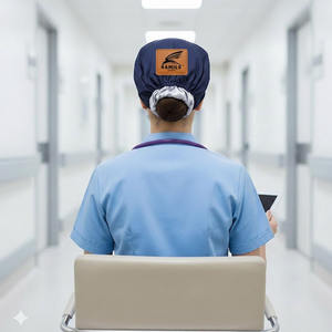 Casquette médicale personnalisée de haute qualité OEM pour infirmières et médecins, chapeau de travail clinique pour infirmières - Product Image 1