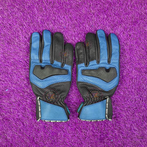 Gants de motocross d'été en cuir de vachette véritable, légers, respirants et protecteurs pour hommes et femmes, qualité supérieure. - Product Image 1