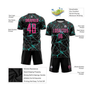 Maillot de foot classique pour l'entraînement et les matchs, manches courtes, pour joueur. - Product Image 6