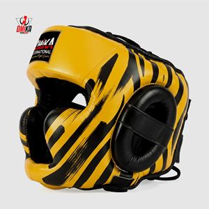 Best Protection Performance Customized Color Size Comfortable Durable Breathable MMA Leather Head Guard - Product Image 2