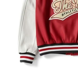 Chaqueta de Motociclista de Cuero Bordada Personalizada, Chaqueta de Motocicleta de Piel de Vacuno de Primera Calidad, Servicio de Muestras de Marca Privada OEM ODM Disponible - Product Image 3