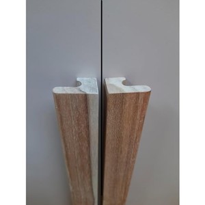 Poignées de tiroir en teck de qualité supérieure - Teinture noyer, style industriel moderne, vente en gros - Product Image 2