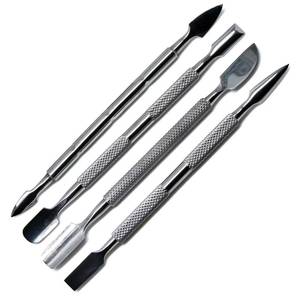 Morje Surgical Dual-End Stainless Steel <b>Nail</b> Pusher Tool <b>Set</b> for Manicure Cuticle Care Reusable Double Head Design - Product Image 1