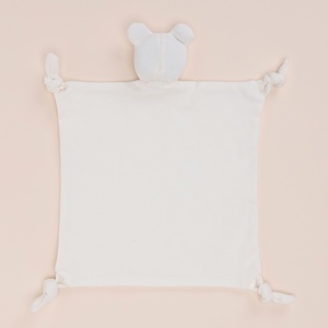 Organic Bamboo White Cuddle <b>Toy</b> for Baby Premium Quality Product - Product Image 2