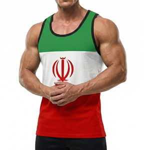 Camiseta sin Mangas de Alta Calidad para Hombre, con Estampado Animal Personalizado, 100% Algodón, ODM, Camiseta Deportiva sin Mangas, de Secado Rápido y Transpirable para Gimnasio - Product Image 4