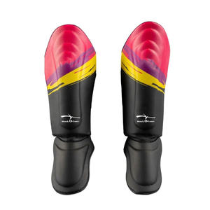 Nouvelles protections de tibias Muay Thai personnalisées avec logo OEM, pour enfants et adultes, prix économique, élastiques, haute qualité, protection professionnelle - Product Image 6