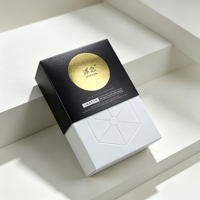 Boîte d'emballage en papier pour échantillon gratuit, boîte à tiroir, découpe à la presse pour fabricants de cosmétiques et de soins de la peau, boîte cadeau pour savon artisanal