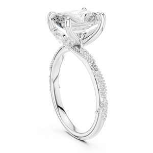Anillo de Oro de 14K con Diamante Cultivado en Laboratorio Certificado por IGI para Mujer, Diseño Clásico, Elegante, Joyería Fina para Oficina/Trabajo, para Uso Diario - Product Image 2