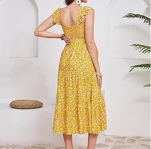 Nouvelle Collection 2026 : Robe de Maternité Imprimée Sans Manches pour Allaitement – Idéale Été et Grossesse - Product Image 6