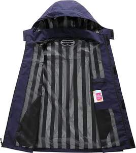 Blouson d'hiver long pour homme de créateur, coupe-vent à capuche, col montant, style vintage, léger et résistant au vent, vente en gros - Product Image 5