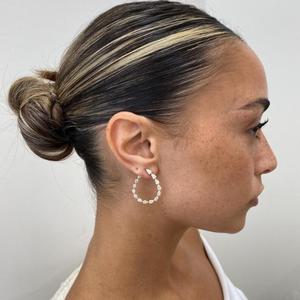 Pendientes de Aro con Diamantes en Forma de Pera en Oro Amarillo Sólido, Pendientes Colgantes con Diamantes Cultivados en Laboratorio, Pendientes de Lujo para Novia, para Boda, para Mujer - Product Image 2