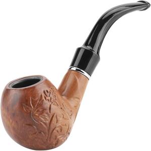 Pipa de Fumar de Madera Única Hecha a Mano, Pipa de Tabaco Clásica Tradicional para Club o Bar, por HAND MADE CRAFT - Product Image 2