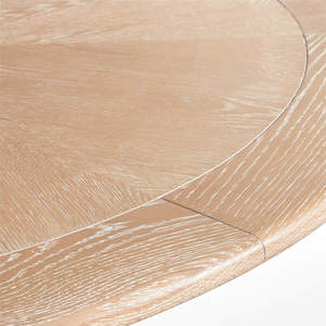 Mesa de Comedor Redonda Moderna de Madera de Teca Sólida con Base de Pedestal, Muebles Contemporáneos de Lujo para Proyectos de Hoteles y Villas - Product Image 4