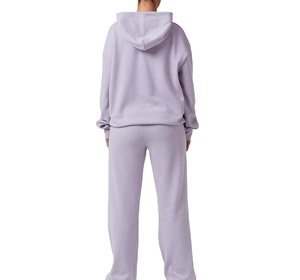 Vente en gros bon marché de vêtements de sport pour femme, entraînement, fitness, polyester, coton, ensemble de survêtements - Product Image 4