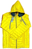 Nouvelle veste matelassée en polyester pour homme, imperméable, respirante, chaude, à capuche, tricotée, pour le sport et les activités de plein air, hiver 2024