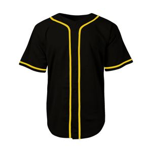 Good Quality Plus Size Baseball Jersey Team Wear Quick Dry Moisture Wicking Polyester Baseball Jersey Anti Bacterial Sportswear - Product Image 4