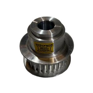 Poulie à denture HTD S5M à couple élevé 17T, poulie à denture à couple élevé S5M, poulie à denture à couple élevé avec bride, poulie personnalisée avec moyeu - Product Image 2