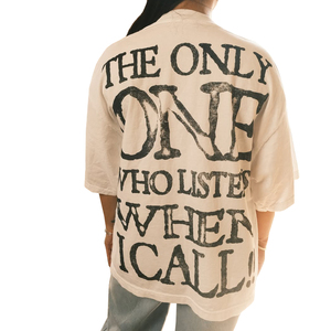 ผู้ผลิตเสื้อยืดคอตตอนทรงโอเวอร์ไซส์แบบครอป สตรีทแวร์ เนื้อผ้าหนา ล้างสีแบบแอซิดวอช พิมพ์ลายกราฟิก - Product Image 5