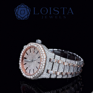 Reloj de Lujo con Diamantes Estilo Hip Hop, Movimiento Automático, VVS1, Moissanita, con Caja, para Hombre - Product Image 2