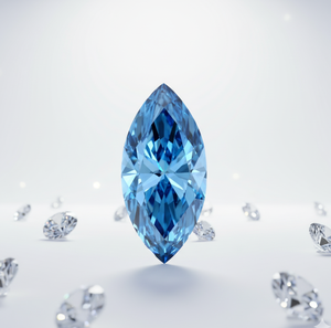 IGI Certified 2,31 Quilates Marquise Brilliant Fancy Vivid Blue VVS2 Lab Grown CVD Diamond Diamante real para la fabricación de joyas - Product Image 1