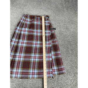Jupe écossaise traditionnelle pour femme, robe en laine à carreaux rouges et verts, tartan Stewart, kilt sur mesure pour femme 2026 - Product Image 4
