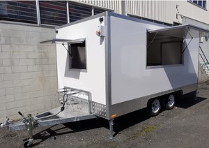 Remorque de camion-restaurant haut de gamme de 40 pieds avec cuisine complète, chariot alimentaire mobile, conteneur restaurant, remorque bar mobile, boutique de pizzas et de grillades - Product Image 3