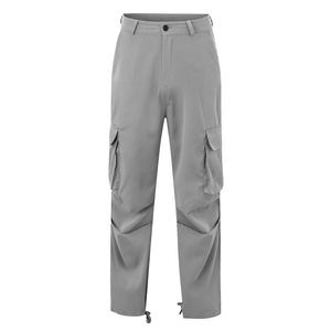 Pantalon Cargo Baggy Homme en Gros, 6 Poches, Coton de Haute Qualité, Élastique, Style Empilé, Personnalisable - Product Image 5