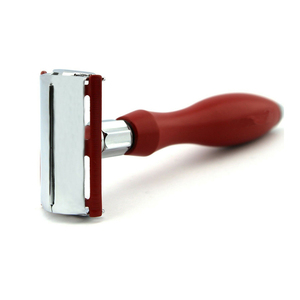 Professional Double Blade Safety Razor Stainless Steel Blade Plastic Handle Reusable Personal Grooming Tool Custom Color OEM <b>Man</b> - Product Image 1