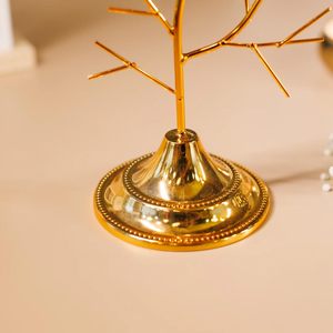 Gold Brass Bird Tree T-Light Candle Holder Decorative <b>Tea</b> Light <b>Stand</b> for Home Decor Table Centerpiece - Product Image 4