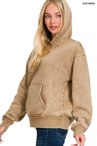 Dernier design de sweat-shirts en molleton de coton pour femmes, effet délavé, tendance, design personnalisé avec impression personnalisée, sweat-shirt pour femmes - Product Image 2