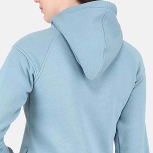 Nouveau sweat à capuche zippé personnalisé imprimé et teint pour femme, style vintage, coupe oversize, en coton, décontracté, hiver, respirant, écologique - Product Image 6