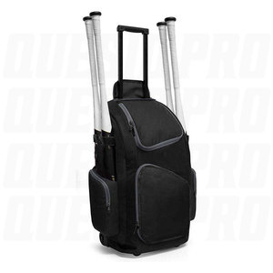 Bolsa de Béisbol con Ruedas Unisex, Capacidad para 4 Bates, Impermeable, de Nailon Resistente, 50-70L, Mochila para Equipo de Béisbol con Ruedas y Compartimento para Zapatos - Product Image 1