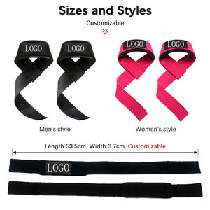 Sangle de musculation en néoprène élastique légère et personnalisable, réglable en forme de 8, antidérapante et très extensible, unisexe - Product Image 3