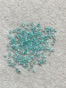 Piedra de turmalina Paraiba verde natural de 3.50 quilates, corte redondo, para la elaboración de joyería fina. - Product Image 6