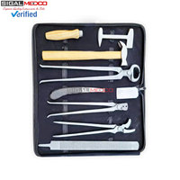 Kit de Herramientas Quirúrgicas Veterinarias Profesionales Reutilizables de Alta Resistencia para el Cuidado de Caballos, Alicates para Pezuñas, Pinza para Pezuñas, Acero Duradero