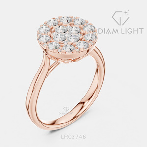 Bague de mariage en or blanc 14 carats avec diamant de laboratoire de 0,932 carats, taille ronde, certifiée IGI, bijoux fins, cadeau pour fiançailles, mariage, anniversaire - Product Image 4